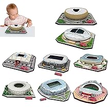 サッカー　3D パズル　公式　新品　レア物 Amazon.co.jp: 有名なサッカー スタジアムのパズル - リアルな
